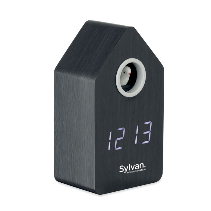 CUCKOO BIRD Reloj despertador de MDF - Tecnología - Regalo Promocional Personalizado - imagen 3