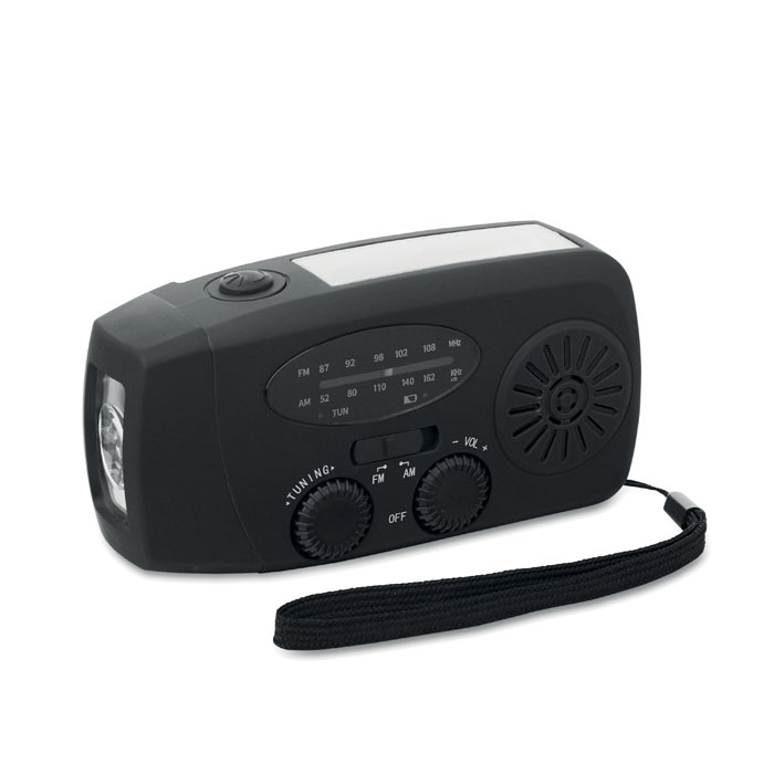 ONDA Radio portátil linterna LED
