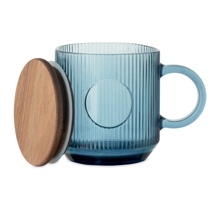 VITRIO MUG Taza de vidrio acanalado 300ml - Tazas y vasos personalizados - Regalo Promocional Personalizado - imagen 7