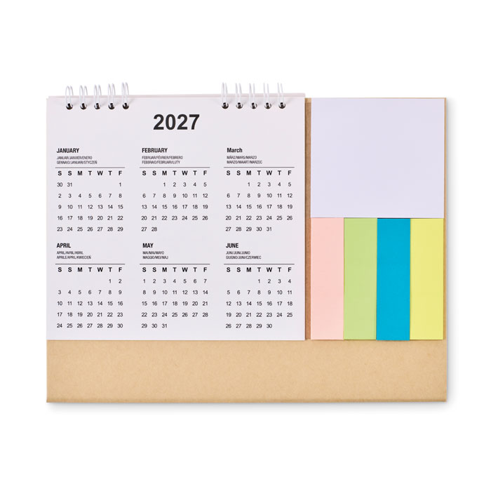 CALENDOO Calendario con bloc de notas - Oficina - Regalo Promocional Personalizado - imagen 7