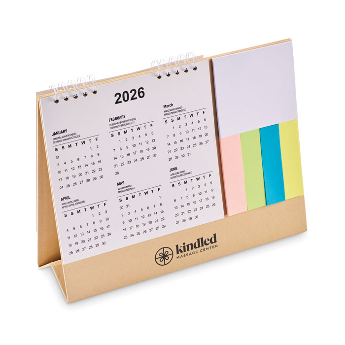 CALENDOO Calendario con bloc de notas - Oficina - Regalo Promocional Personalizado - imagen 3
