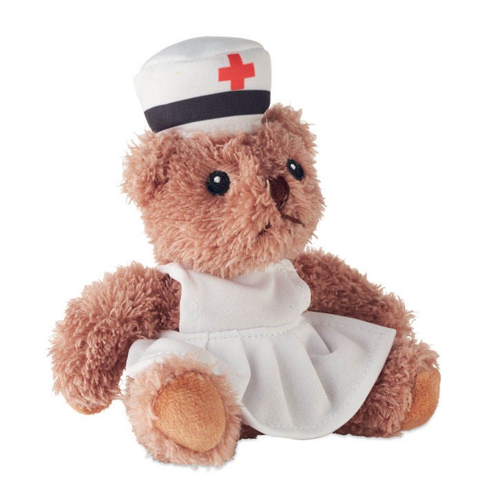 NURSE Osito de peluche enfermera - Peluches personalizados - Regalo Promocional Personalizado - vista alternativa