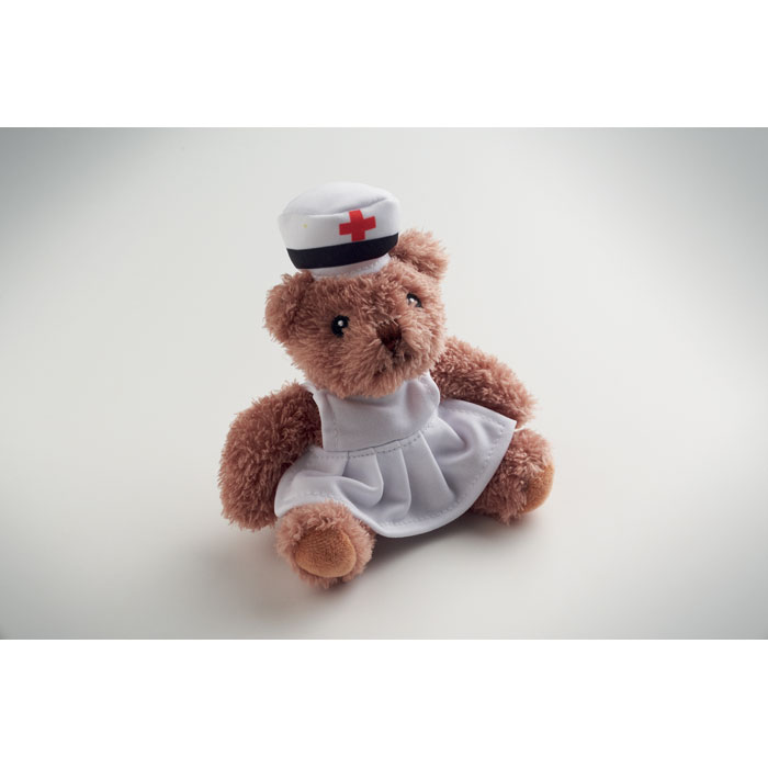 NURSE Osito de peluche enfermera - Peluches personalizados - Regalo Promocional Personalizado - imagen 4
