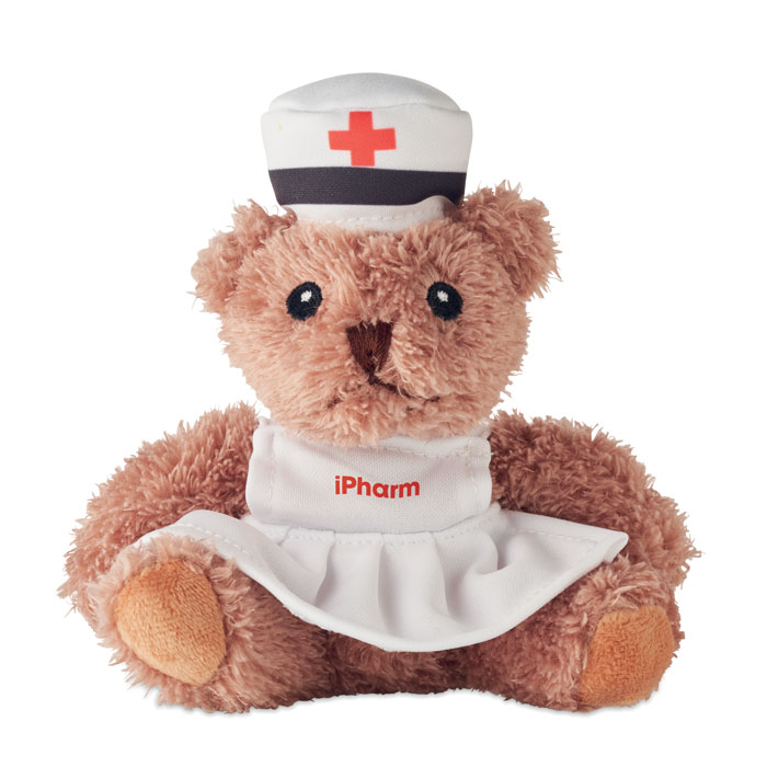 NURSE Osito de peluche enfermera - Peluches personalizados - Regalo Promocional Personalizado - imagen 3