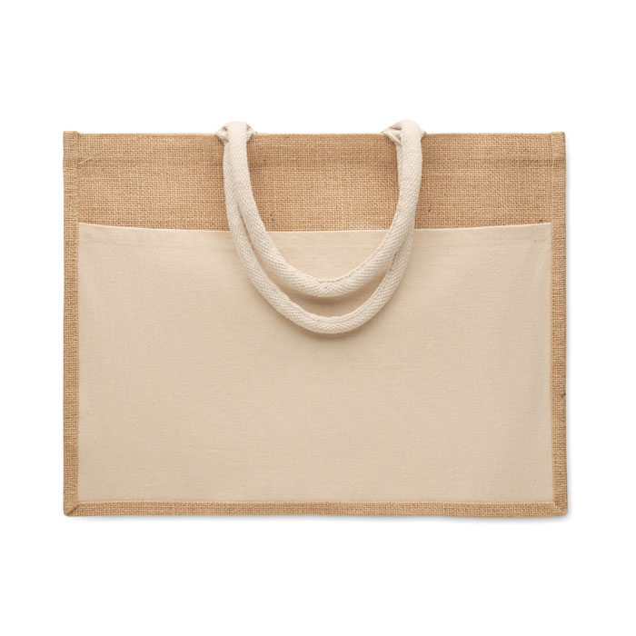 BAGA Bolsa de la compra de yute - Novedades - Regalo Promocional Personalizado - vista alternativa