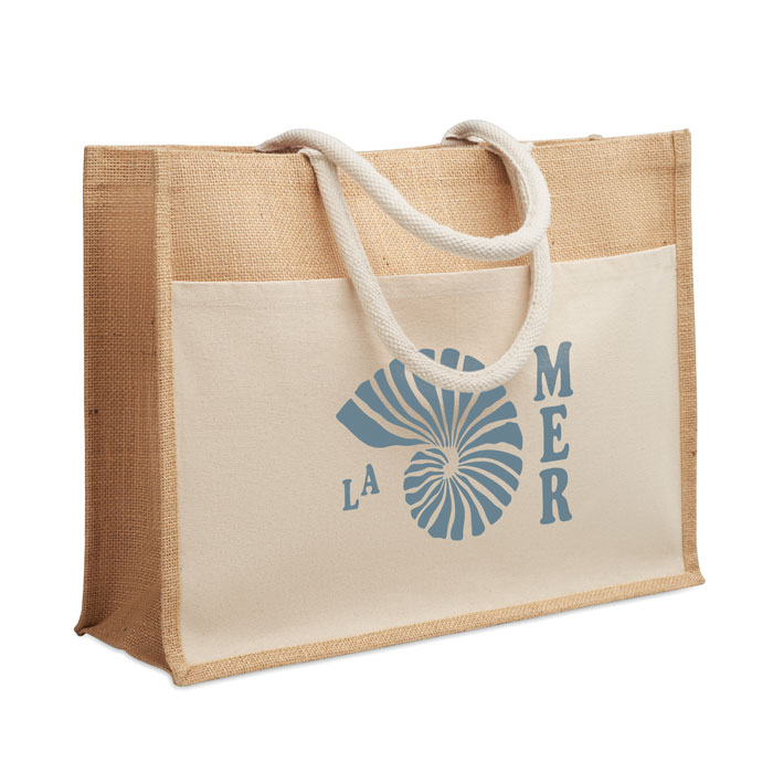 BAGA Bolsa de la compra de yute - Novedades - Regalo Promocional Personalizado - imagen 5