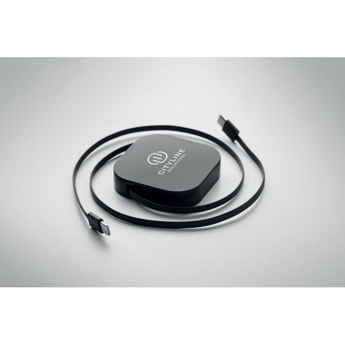 LINEA 100 Cable de carga retráctil 100 W - Tecnología - Regalo Promocional Personalizado - imagen 5