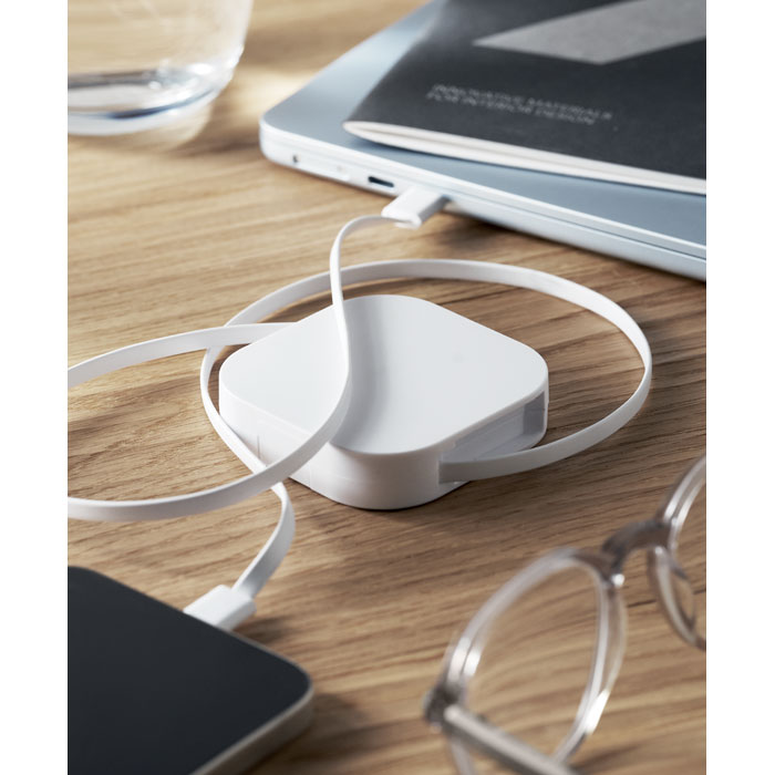 LINEA 100 Cable de carga retráctil 100 W - Tecnología - Regalo Promocional Personalizado - imagen 16
