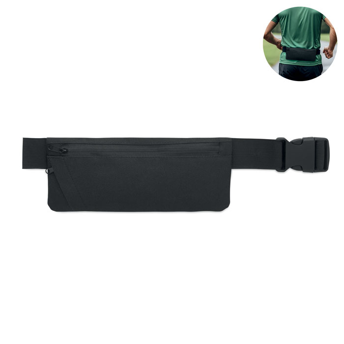 MODERATE Riñonera deportiva 600D RPET - Riñoneras personalizadas - Regalo Promocional Personalizado - vista alternativa