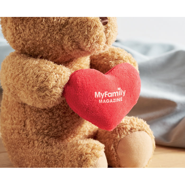 SNUGGLE Osito de peluche corazón 23cm - Peluches personalizados - Regalo Promocional Personalizado - imagen 3