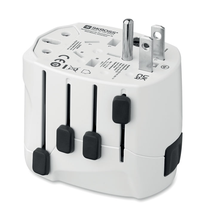 PRO 3-POLE Adaptador universal SKROSS® - Tecnología - Regalo Promocional Personalizado - imagen 9