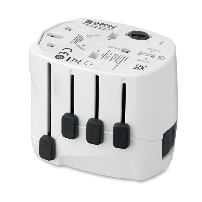 PRO 3-POLE Adaptador universal SKROSS® - Tecnología - Regalo Promocional Personalizado - imagen 3