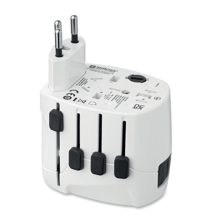 PRO 3-POLE Adaptador universal SKROSS® - Tecnología - Regalo Promocional Personalizado - imagen 4