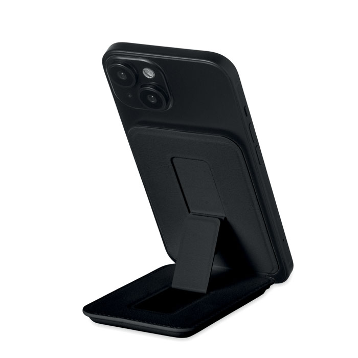 KARTA STAND Tarjetero magnético polipiel - Tecnología - Regalo Promocional Personalizado - imagen 3