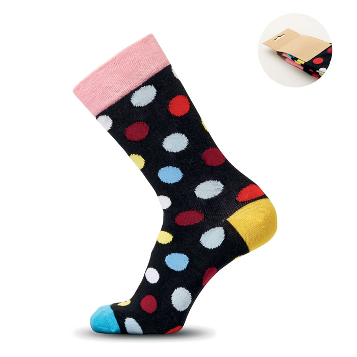 FUNNY L Calcetines estampados alegres - Ropa y accesorios - Regalo Promocional Personalizado