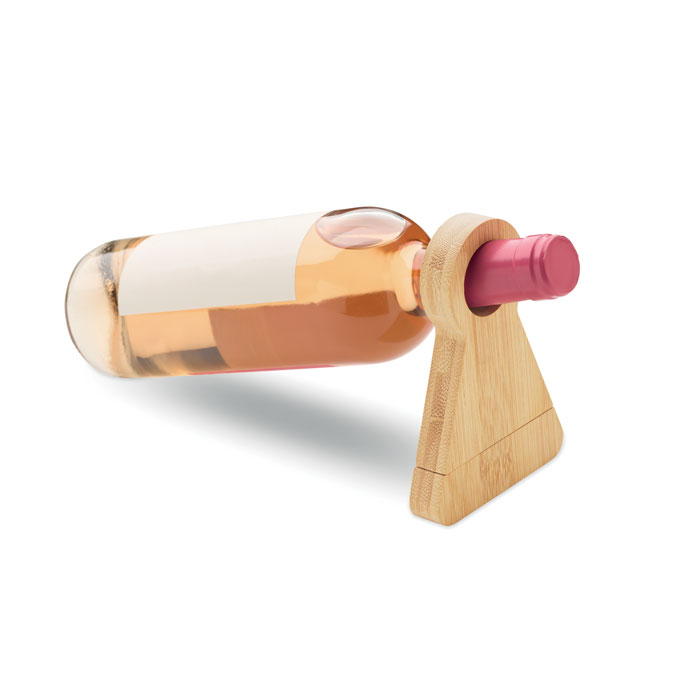 STANDTURN Soporte y abrebotellas bambú - Tecnología - Regalo Promocional Personalizado - imagen 3