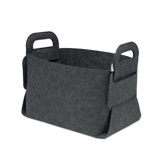 FIALAN Cesta plegable de fieltro RPET - Porta todo - Regalo Promocional Personalizado - vista alternativa