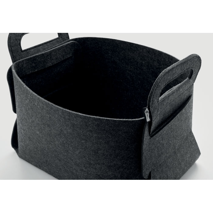 FIALAN Cesta plegable de fieltro RPET - Porta todo - Regalo Promocional Personalizado - imagen 4