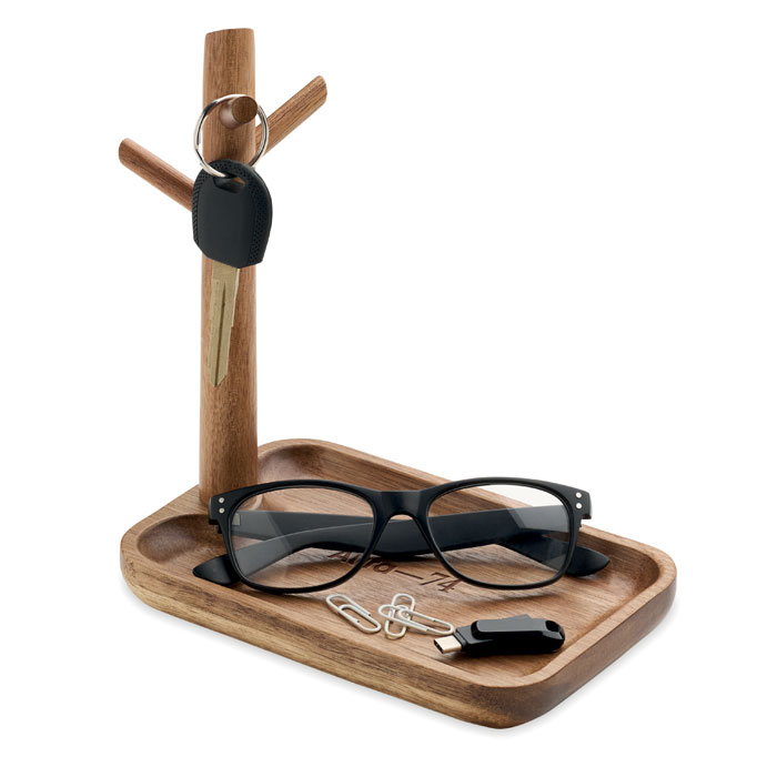 BRANCA Porta llaves madera de acacia - Novedades - Regalo Promocional Personalizado - imagen 5