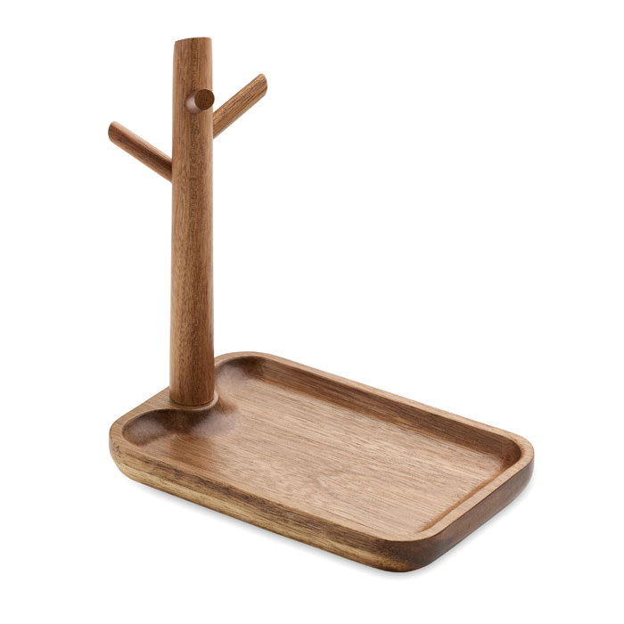 BRANCA Porta llaves madera de acacia - Novedades - Regalo Promocional Personalizado