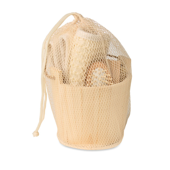 SELFCARE Set de baño en cubo de madera - Novedades - Regalo Promocional Personalizado
