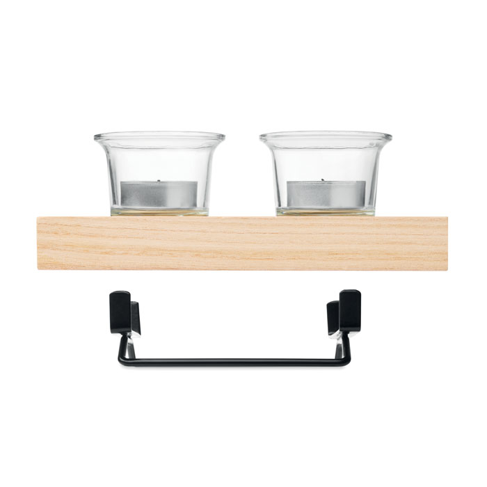 IRONDLE Porta velas con soporte - Velas personalizadas - Regalo Promocional Personalizado - vista alternativa