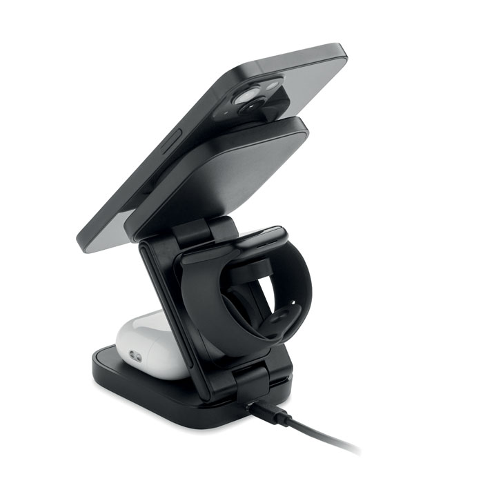 SATELIT Base de carga plegable 3 en 1 - Tecnología - Regalo Promocional Personalizado - imagen 4
