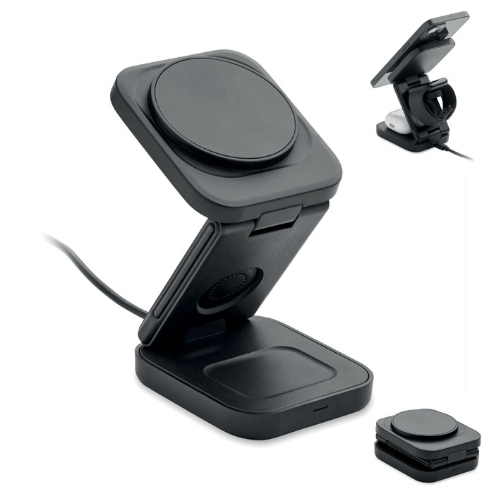SATELIT Base de carga plegable 3 en 1 - Tecnología - Regalo Promocional Personalizado