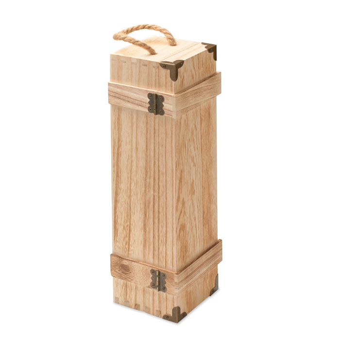 VINBOX + Caja de madera para vino - Set de vino - Regalo Promocional Personalizado - imagen 5