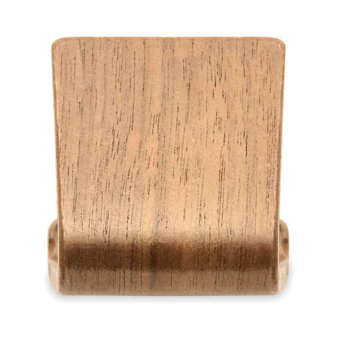 HOLD Soporte teléfono madera nogal - Tecnología - Regalo Promocional Personalizado - imagen 3