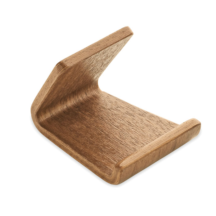 HOLD Soporte teléfono madera nogal - Tecnología - Regalo Promocional Personalizado - imagen 5