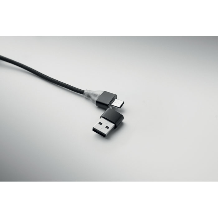 HUBLUE Llavero cable de carga 5 en 1 - Tecnología - Regalo Promocional Personalizado - imagen 3