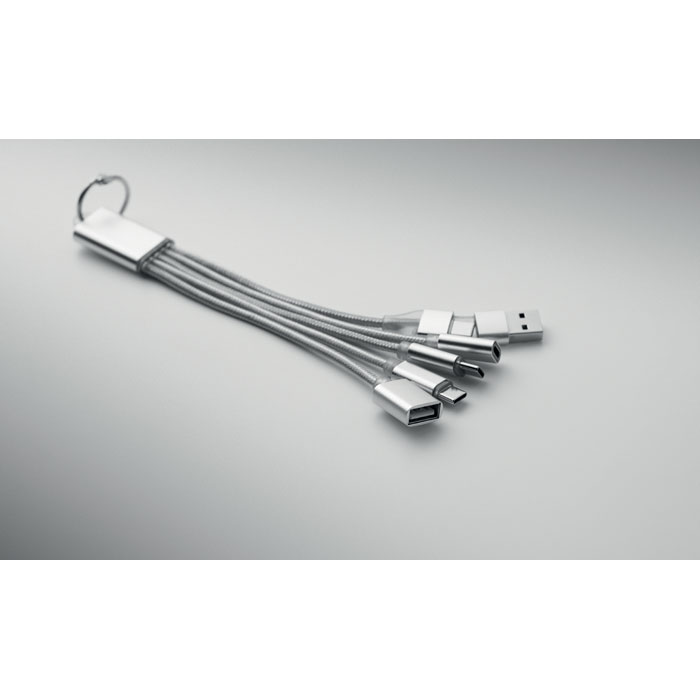 HUBLUE Llavero cable de carga 5 en 1 - Tecnología - Regalo Promocional Personalizado - imagen 10