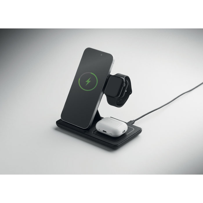 DOCK3 Cargador plegable 3 en 1 15 W - Tecnología - Regalo Promocional Personalizado - imagen 6