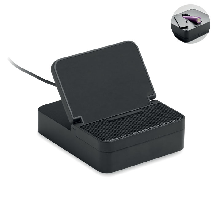 CHARGEBEAT Altavoz y cargador de 15 W - Tecnología - Regalo Promocional Personalizado