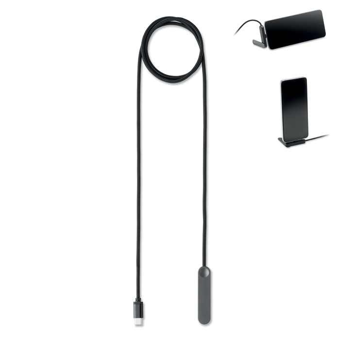 NIFTY Cable USB-C 60W con soporte - Tecnología - Regalo Promocional Personalizado