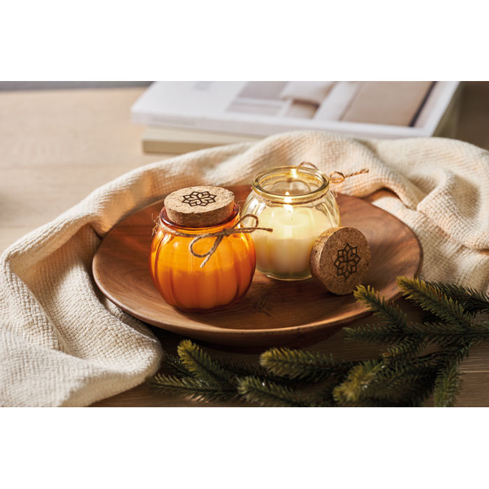 PUMKIN Vela cera vegetal de vainilla - Velas personalizadas - Regalo Promocional Personalizado - imagen 17