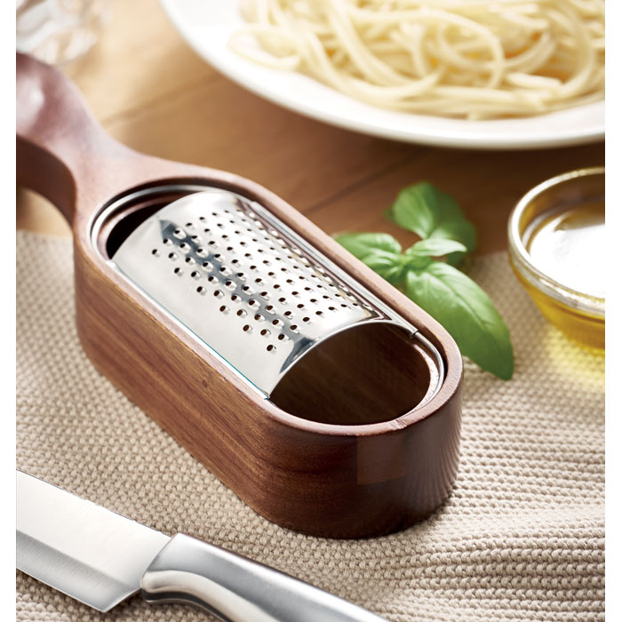 PARMAS Rallador de queso de acacia - Otros accesorios cocina - Regalo Promocional Personalizado - imagen 5