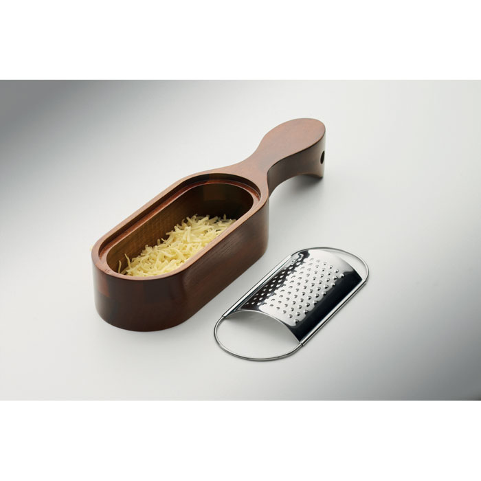 PARMAS Rallador de queso de acacia - Otros accesorios cocina - Regalo Promocional Personalizado - imagen 3