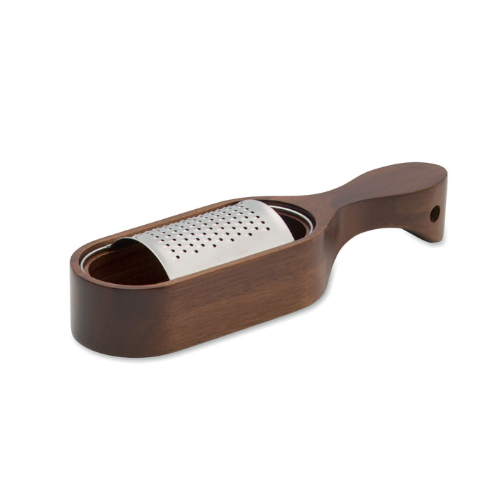 PARMAS Rallador de queso de acacia - Otros accesorios cocina - Regalo Promocional Personalizado