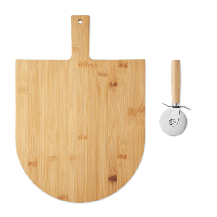 NAPOLITANA Tabla cortador pizza de bambú - Tablas de corte - Regalo Promocional Personalizado - imagen 6