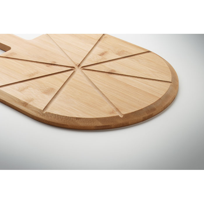 NAPOLITANA Tabla cortador pizza de bambú - Tablas de corte - Regalo Promocional Personalizado - imagen 3