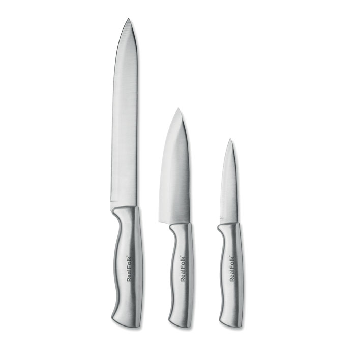 COCINERO Juego de cuchillos 3 piezas - Otros accesorios cocina - Regalo Promocional Personalizado - imagen 5