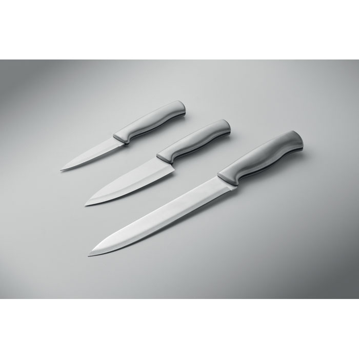 COCINERO Juego de cuchillos 3 piezas - Otros accesorios cocina - Regalo Promocional Personalizado - imagen 3