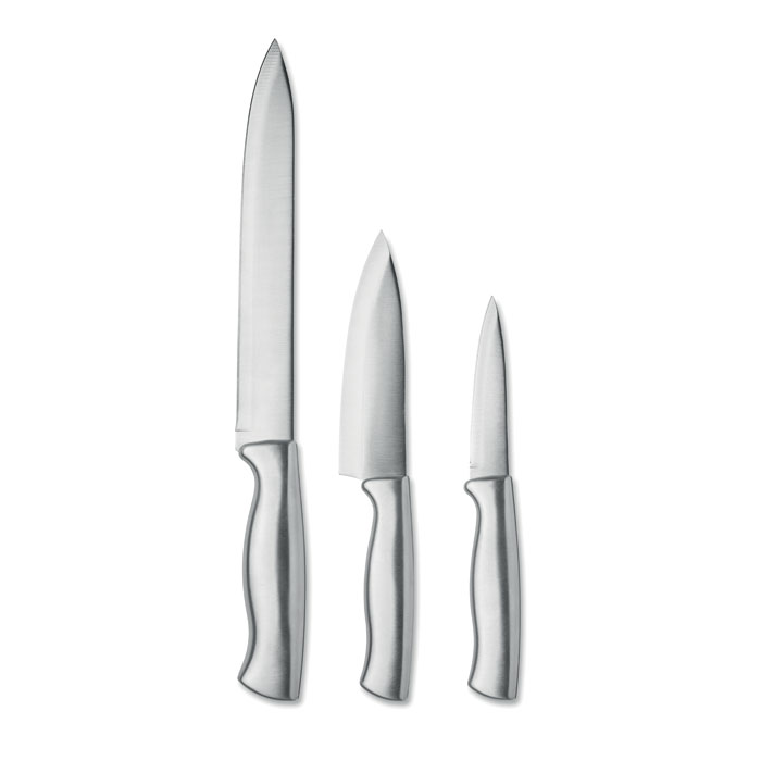 COCINERO Juego de cuchillos 3 piezas - Otros accesorios cocina - Regalo Promocional Personalizado