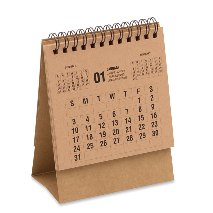 YEARS Calendario sobremesa 4 años - Oficina - Regalo Promocional Personalizado - imagen 4