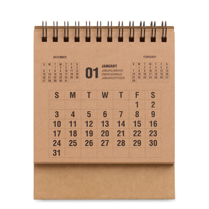 YEARS Calendario sobremesa 4 años - Oficina - Regalo Promocional Personalizado - imagen 3