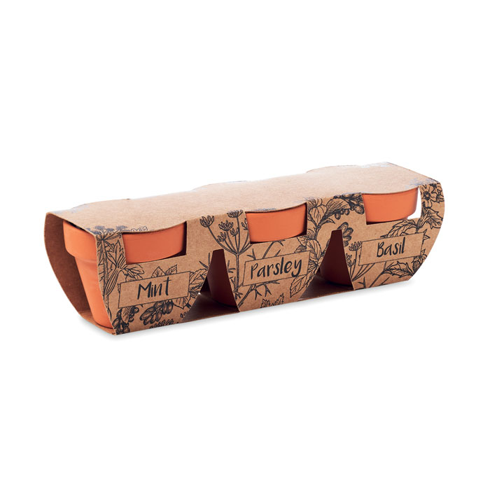 FLOWERPOT Juego de macetas de terracota - Jardín - Regalo Promocional Personalizado - imagen 3