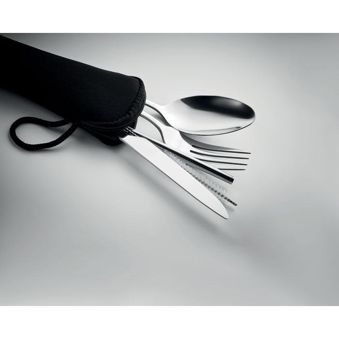 5 SERVICE Set cubiertos acero inoxidable - Otros accesorios cocina - Regalo Promocional Personalizado - imagen 5