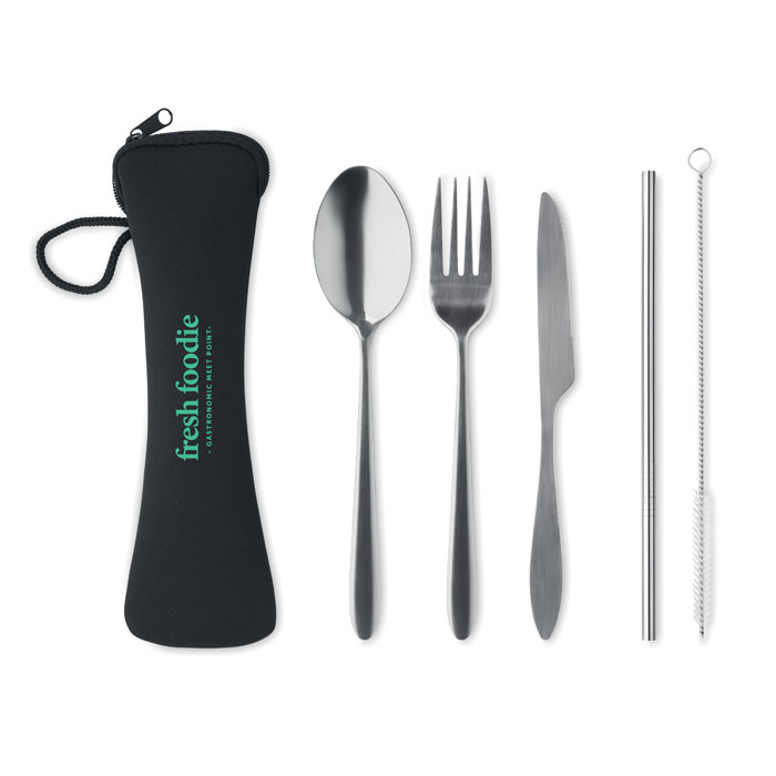 5 SERVICE Set cubiertos acero inoxidable - Otros accesorios cocina - Regalo Promocional Personalizado - imagen 3